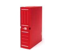 Liderpapel Caja Archivo Definitivo Plástico Rojo Tamaño 36X26X10 Cm