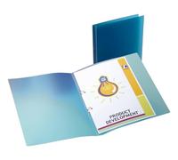 Carpeta liderpapel 2 anillas redondas mini 15 mm 49072 polipropileno din a4 azul translucido - CA65