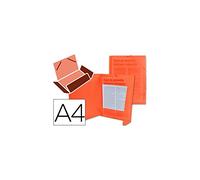 Carpeta liderpapel gomas solapas 34960 polipropileno a4 rojo translucido - CG68