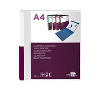 Carpeta liderpapel canguro 2 anillas 25 mm mixtas polipropileno din a4 transparente - KG47