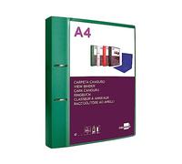 Carpeta liderpapel canguro 2 anillas 40 mm mixtas polipropileno din a4 verde translicudo - CH51