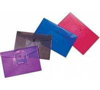 Carpeta liderpapel dossier broche 34350 polipropileno din a5 roja transparente - DS18
