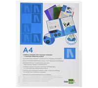 Carpeta liderpapel dossier dos bolsas canguro 45684 polipropileno a4 transparente - KG04