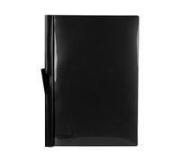 Carpeta liderpapel dossier pinza lateral 45325 polipropileno a4 negro 60 hojas pinza deslizante - DP09