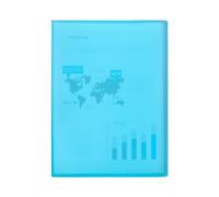 Carpeta liderpapel escaparate 47052 40 fundas polipropileno a4 azul translucido - CJ26