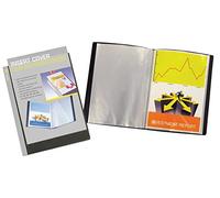 Liderpapel Carpeta Personaliza37735 40 Fundas Canguro Polipropileno Din A4 Negra Portada Y Lomo Personalizable