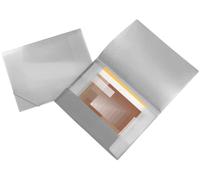 Carpeta liderpapel portadocumentos 44804 solapas polipropileno a3 transparente translucido lomo flexible - SS20