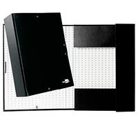 Liderpapel - Carpeta Proyectos Folio Lomo 90Mm Cartón Forrado Negra