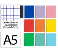 Liderpapel Cuaderno Espiral A5 Witty Tapa Dura 80 Hojas Cuadro 8mm