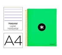 Liderpapel Cuaderno Espiral Antartik A4 120 Hojas Verde