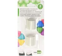 Liderpapel - Er12 Pack De 2 Repuestos De Goma Triangular Con Sacapuntas