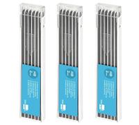 Liderpapel MG03 - Minas Grafito 2mm Estuche de 12 Minas Longitud 120mm (Pack de 3 Estuches)