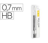 Liderpapel Minas de Grafito 0.7 mm HB Tubo 12 Minas Longitud 60 mm para Portaminas