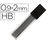 Liderpapel Minas de Grafito Rectangulares 2x0,9 mm HB Tubo de 12 Minas