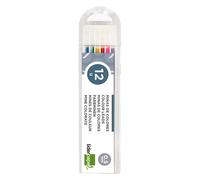 Liderpapel ML06 - Minas 0,5mm de Colores Surtidos para Portaminas (Estuche de 12 Uds.)