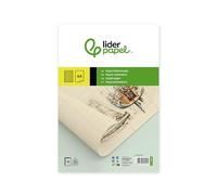Bloc papel milimetrado liderpapel encolado 210x297mm 50 hojas 80g/m2 - ML97