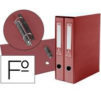Modulo liderpapel 2 archivadores folio 2 anillas mecanismo de palanca 75mm rojo - MD46