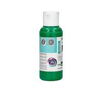 Liderpapel, Pintura Acrílica, Color Verde Oscuro, Bote de Pintura Acrílica de 80 ML, Pintura para Manualidades, Dibujo, Decoración de Interiores, Fácil Limpieza