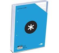 Liderpapel Recambio A4 100 Hojas 100 g/m² Cuadro 5 Mm 4 Taladros Bandas De 5 Colores Antartik
