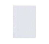 Recambio liderpapel din a5 100 hojas 75 gr cuadro 3mm con margen 6 taladros - RC05