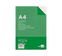 Liderpapel - Recambio Folio 100 Hojas 60G/M2Pauta 4ª 3.5Mm Con Margen 4 Taladros