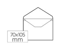 Liderpapel Sobres SB03 – Para tarjeta de visita 70 x 105 mm – Blanco – Pack 100
