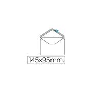 Liderpapel Sobre N.1 Blanco Minimo Normalizado 95X145Mm Engomado Solapa De Pico Caja De 500 Unidades