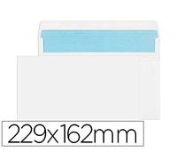 Sobre liderpapel n.11 blanco din c5 162x229 tira de silicona caja de 500 unidades - SB13