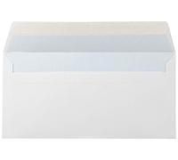 Liderpapel Sobre N.5 Blanco Americano 115x225 mm Tira de silicona Open System Caja de 500 unidades