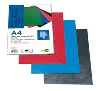 Tapa encuadernacion liderpapel carton a4 1mm negra paquete de 50 unidades - TE02