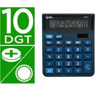 Liderpapel XF17 Calculadora de Sobremesa 8 Dígitos Solar y Pilas 127x105x24 mm Azul