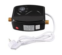 LiebeWH Calentador de Agua sin Tanque de 3800 W Eléctrico Debajo del Fregadero Calentador de Agua Caliente Instantáneo Pantalla Táctil IPX4 con Salida de Entrada de Latón para Cocina (Enchufe