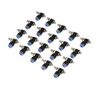 LiebeWH Conector Rápido Neumático de 20 Piezas, Rosca M5 de Latón, Resistente a Alta Presión, Diseño Giratorio 360, para Válvula de Control de Velocidad de Aire