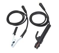 LiebeWH Electrodo De Soldadura 200A, Mango Resistente Al Calor | Pinza De Tierra Para Máquina, Cable De 1,5 M, Latón De Alta Conductividad, Sitio De Construcción
