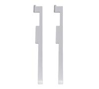 LiebeWH Máquina Aplicadora de Bandas de Bordes, Herramienta Raspadora de Pegamento, Herramienta de Eliminación de Pegamento de Acero Inoxidable de Doble Cabeza con Adsorción Magnética y