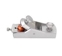 LiebeWH Plano de Recorte Pequeño, Mini Cepilladora Manual de Aleación de Aluminio con Profundidad de Corte Ajustable, Cepilladora de Bolsillo Plana de 4,3 Pulgadas para Carpintería, Manualidades,