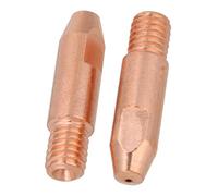 LiebeWH Puntas de Contacto de Cobre de 20 Piezas para Soplete de Soldadura Binzel 24KD MIG, Cobre Rojo, Fácil de Montar, Varios Tamaños 0,8mm 1,0mm 1,2mm (0.8)