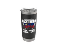 Liechtenstein Dad Best Friends For Life Funny Fathers Daddy Vaso térmico de acero inoxidable de doble pared
