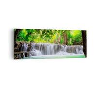 Lienzos decorativos Agua parque naturaleza paisaje Cuadro Sobre Lienzo Moderno 140x50cm Cuadros Decoracion Salon Dormitorio Cuadros Pared Imágenes Grande XXL Wall Art Prints Decor AB140x50-2502