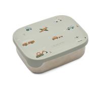 Liewood Fiambrera Arthur 13.5x17 cm Vehicles-dove blue mix