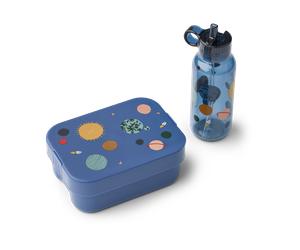 Liewood Set de lonchera impresa Chelsey 2 piezas Universe-Classic navy