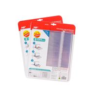 Life Basics 10/15 Forros para Libros Autoadhesivos, Transparentes de PP, Fundas Impermeables para Libros Escolar, Protector Transparente Ajustable para Cuadernos y Libros, Fácil de Colocar, Vuelta al