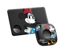 Life360 x Disney Tile - Starter Pack - Localizadores Bluetooth para Llaves, Carteras y Mucho más. Compatible con iOS y Android.Paquete de 2 (Tile Negro/Slim) - Minnie