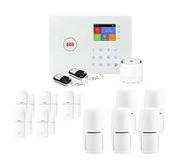 LIFEBOX - Alarma inalámbrica de casa - 2 Luces más de Seguridad Wi-Fi y gsm Amazone - Alarma evolutiva, sin suscripción y conexión - Seguridad Fácil de Usar - Kit 5