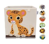 LIFENEY baul juguetes | una práctica caja de almacenamiento para cada cuarto de niños | baul juguetes infantil | caja juguetes | almacenaje juguetes (tigre beige)