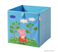 Lifeney - Caja de Almacenamiento Peppa en Prado de Flores, Organizador Multifuncional con Diseño de Peppa Pig, Ideal para Juguetes y Objetos Pequeños, 5 Años de Garantía