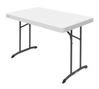 Lifetime Mesa plegable rectangular 122x76 cm blanca
