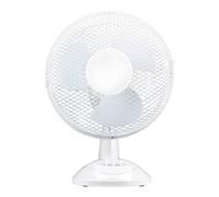 Lifetime Air Ventilador de Sobremesa Blanco 23 cm 22W Oscilación Automática
