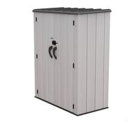 Lifetime armario exterior vertical 1.350 l rough cut™ con estantes y colgadores