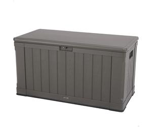 Lifetime - Baúl para jardín ultrarresistente Lifetime UV100 marrón, Almacenaje de exterior, Baúl de exterior, Baúles almacenaje exterior, Arcón de jardín, Arcón jardín